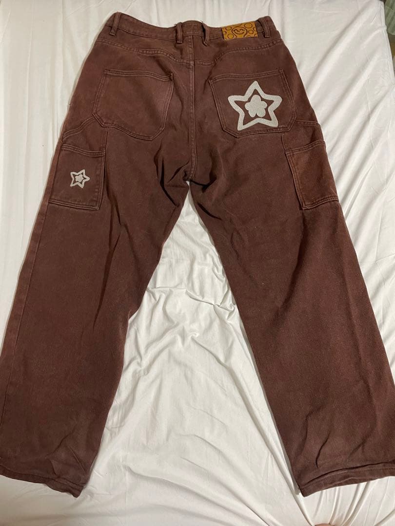 starteam スターチーム デニム 32インチ ブラウン スタチ - メルカリ