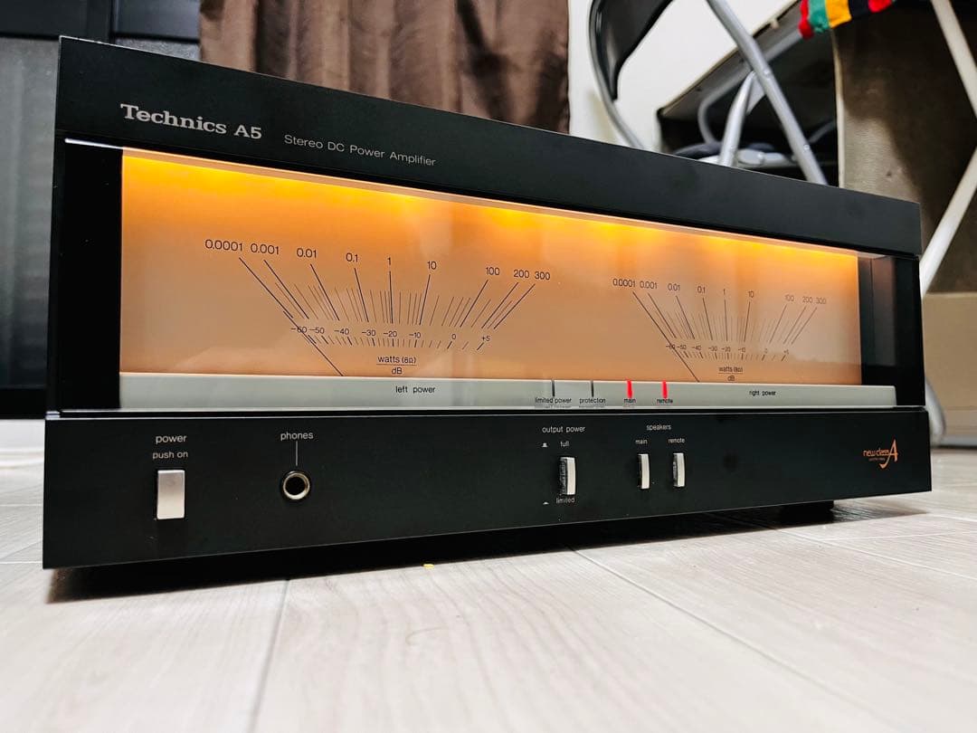 TECHNICS SE-A5 パワーアンプ Technics SE-A5 Stereo Power Amplifier AC100V 50Hz/60Hz Linear