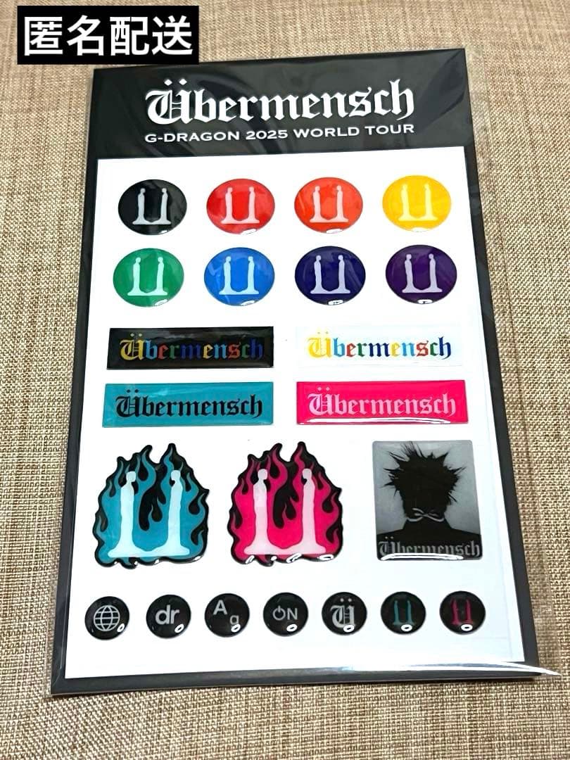 G-DRAGONジヨン EPOXY STICKERステッカーUbermensch - メルカリ