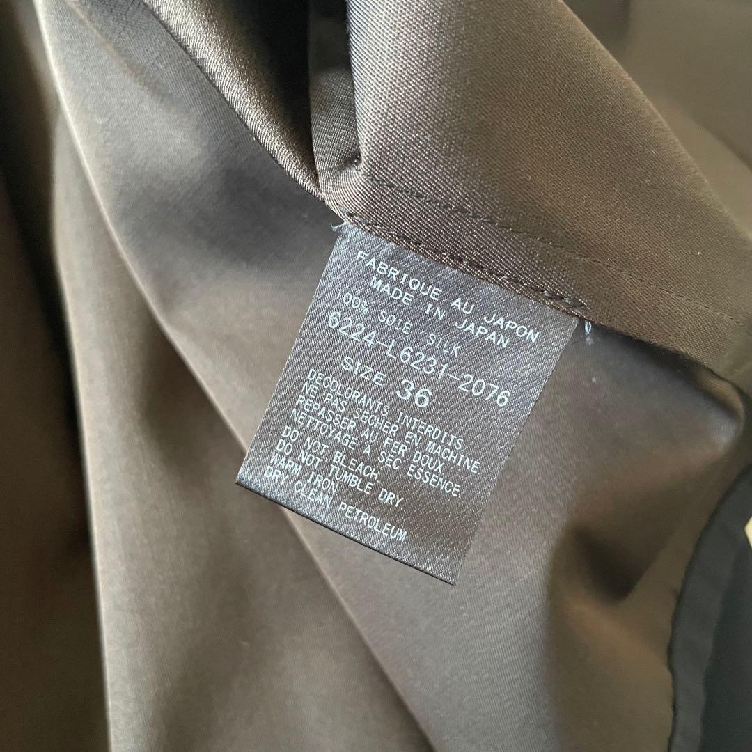 ZANINI コラボARTS&SCIENCE シルクギャザーシャツジャケット - メルカリ