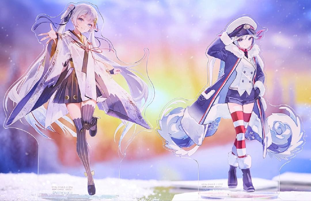 一番くじ 雪ミク HatsuneMiku ビックアクリルスタンド コンプ - メルカリ