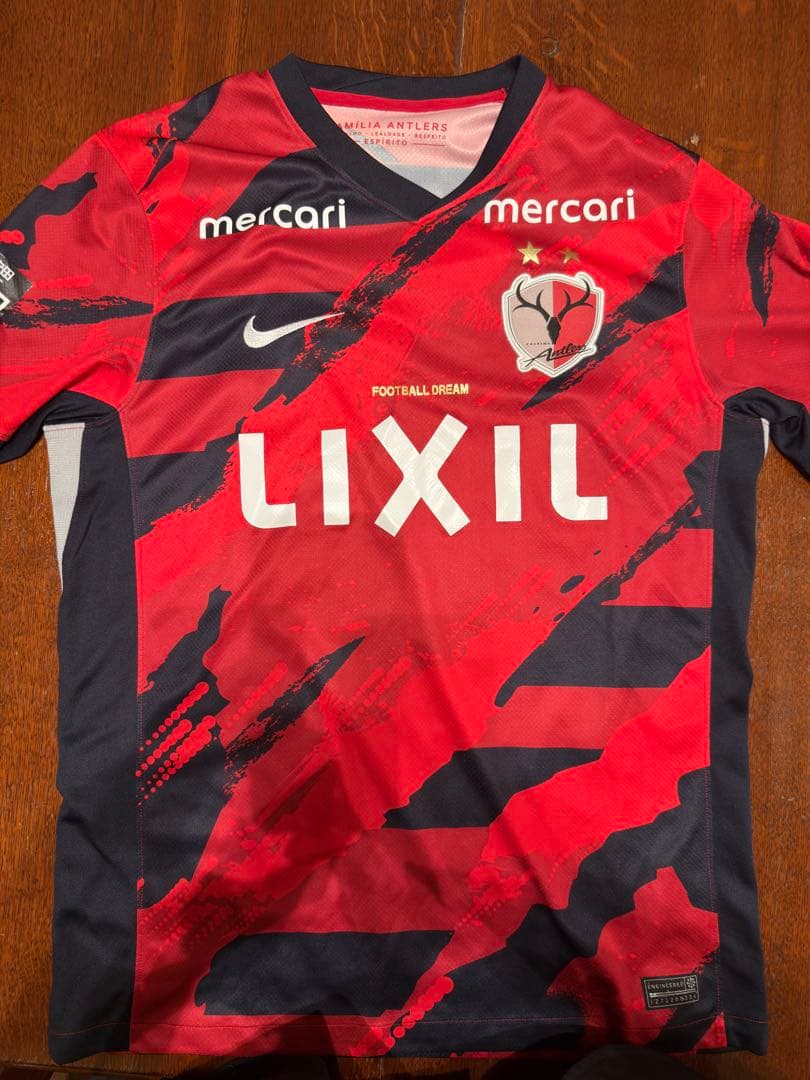 柴崎岳選手 サイン紙付き 鹿島アントラーズユニフォーム Lサイズ