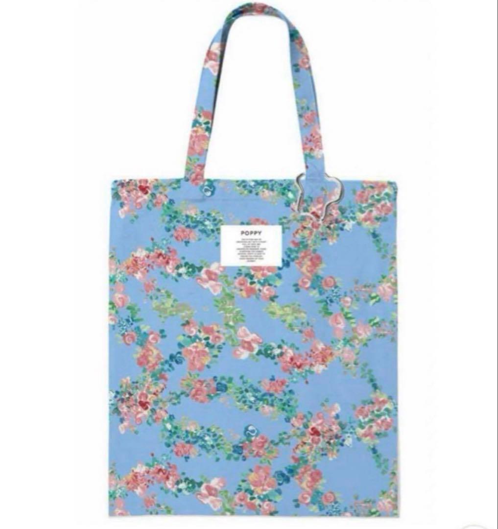 poppy あさぎーにょ BLOOMING FLOWERS TOTE BAG - バッグオンライン
