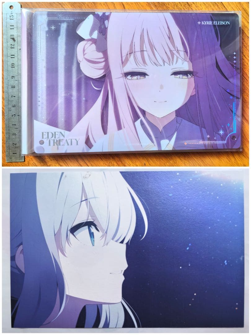 ブルーアーカイブ 中国限定 アクリルボード+特典はがき 聖園 ミカ
