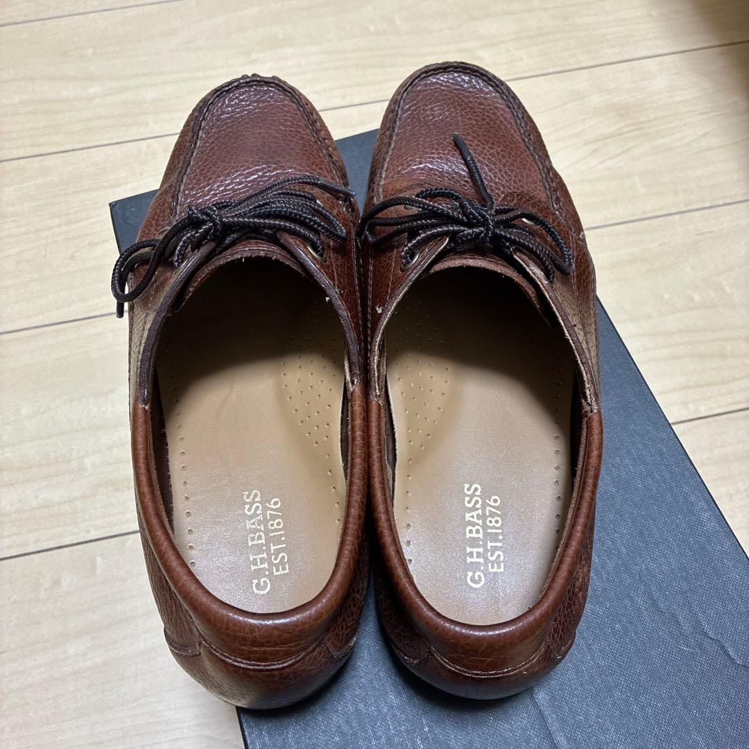 G.H.BASS /キャンプモックシューズ 27cm デッキシューズ　箱付き