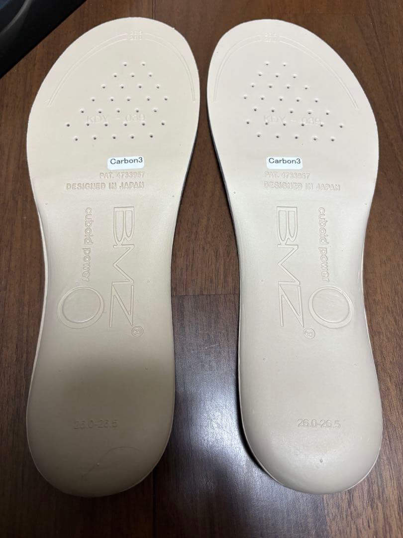 BMZ スポーツ カルパワー カーボン3 新品未使用品 26〜26.5cm