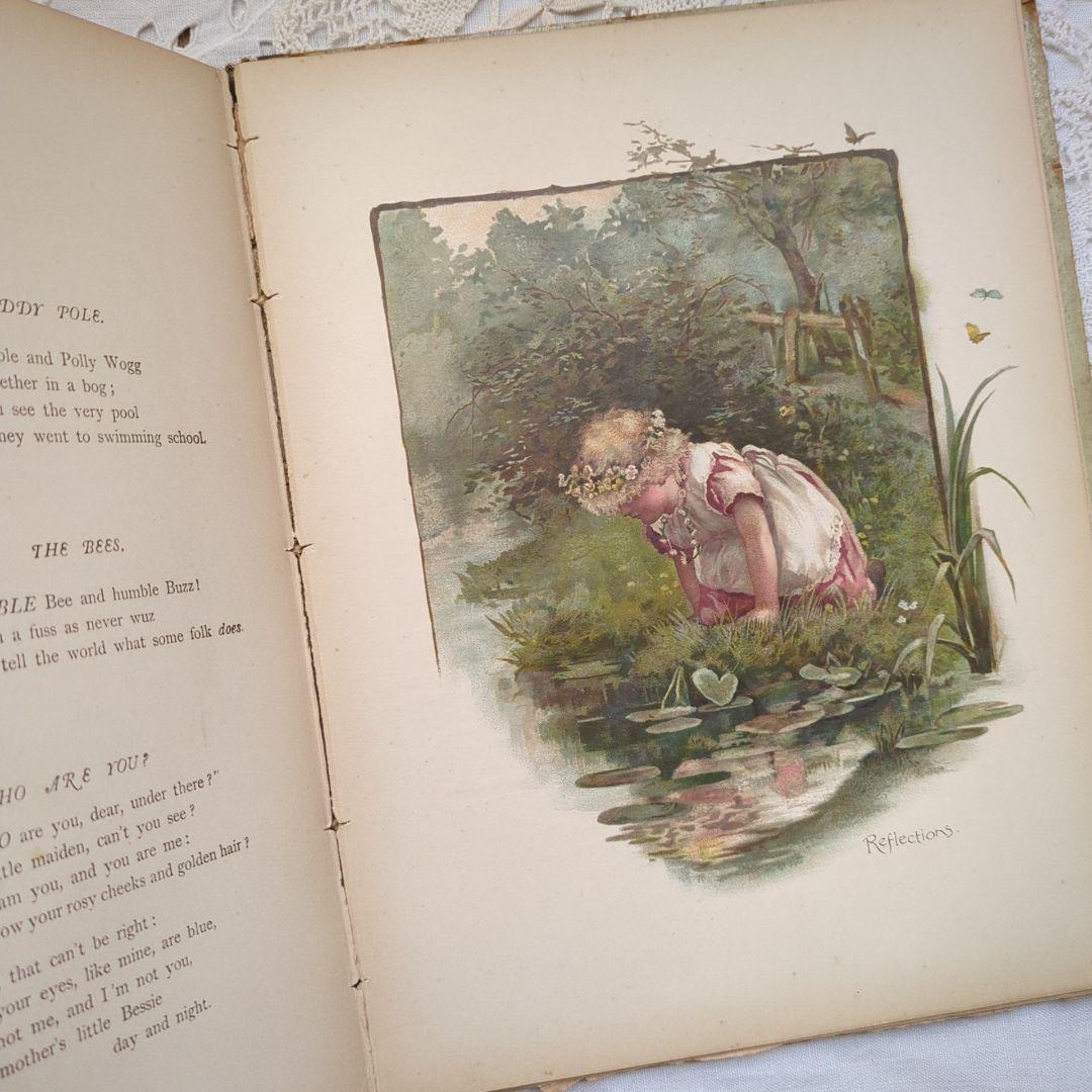 超稀少1885 ハリエットベネット 絵本ヴィクトリアン 洋書児童書