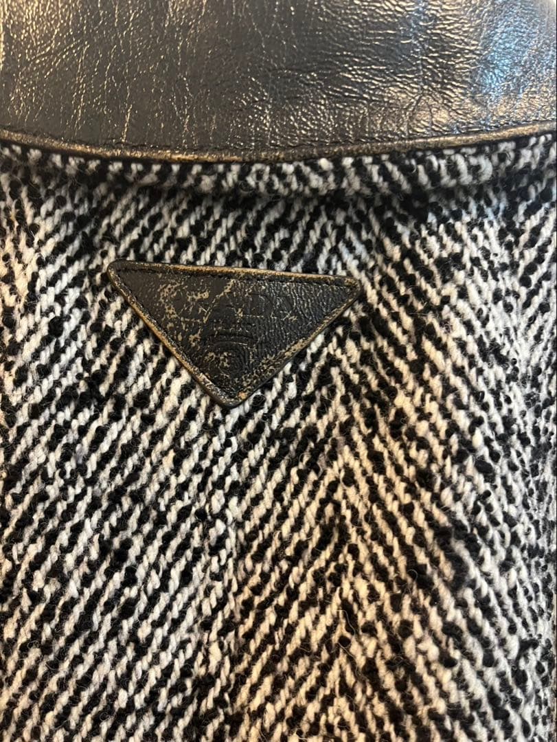 プラダ PRADA 24AW ウールブレンド ジャケット コート グレー - メルカリ