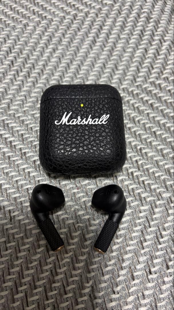 【美品】Marshall Minor IV ワイヤレスイヤホン ブラック Marshall Minor IV ワイヤレスイヤホン Minor IV Black - Earbuds