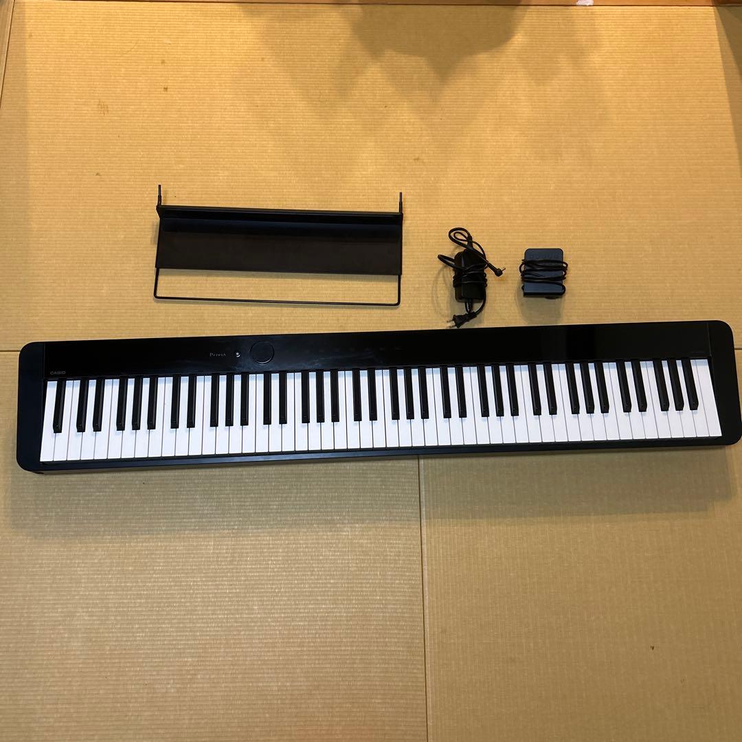 ゆ*ぬ様 CASIO電子ピアノ 別売ラッピング袋あり】 CASIO LK-540 BK ブラック カシオ 61鍵盤