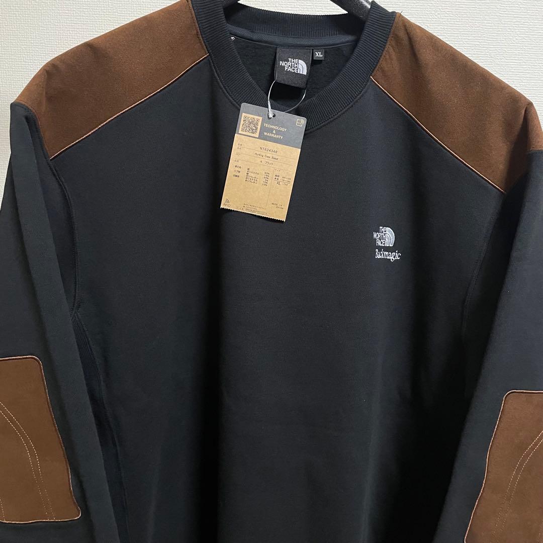 ノースフェイス Backmagic限定 Sweat Crew【XL】ブラック 黒 - メルカリ