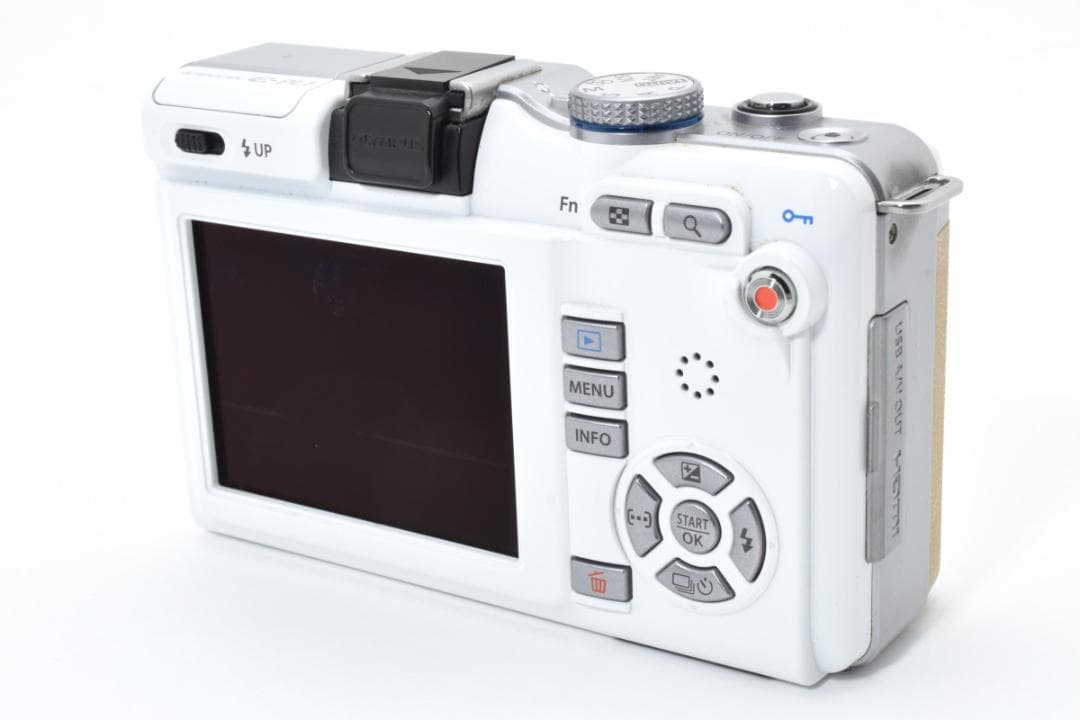 OLYMPUS E-PL1 ホワイト 動作品 純正バッテリー＆充電器付き カメラ