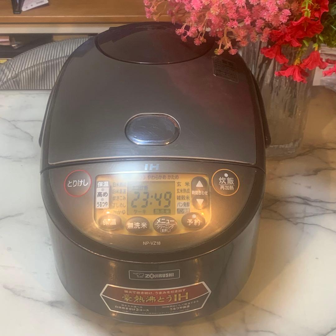 美品 ■象印 IH 10合 IH式 極め炊き ブラウン NP-VZ18■炊飯確認 Amazon | 象印 炊飯器 1升 (10合) IH式 極め炊き ブラウン NP-VZ18-TA