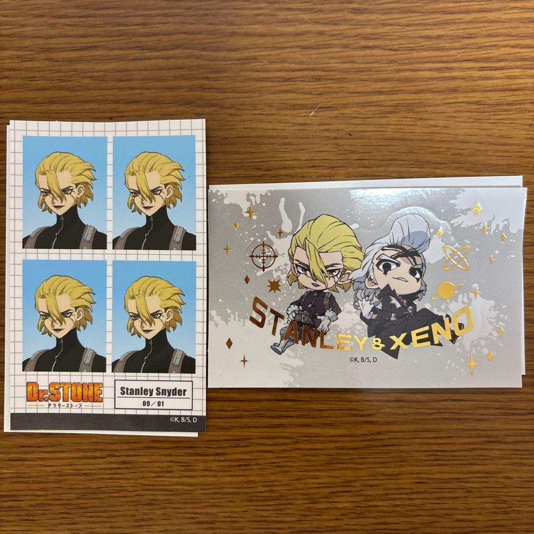 Dr.STONE ドクスト 100均 ダイソー ステッカー スタンリー ゼノ - メルカリ