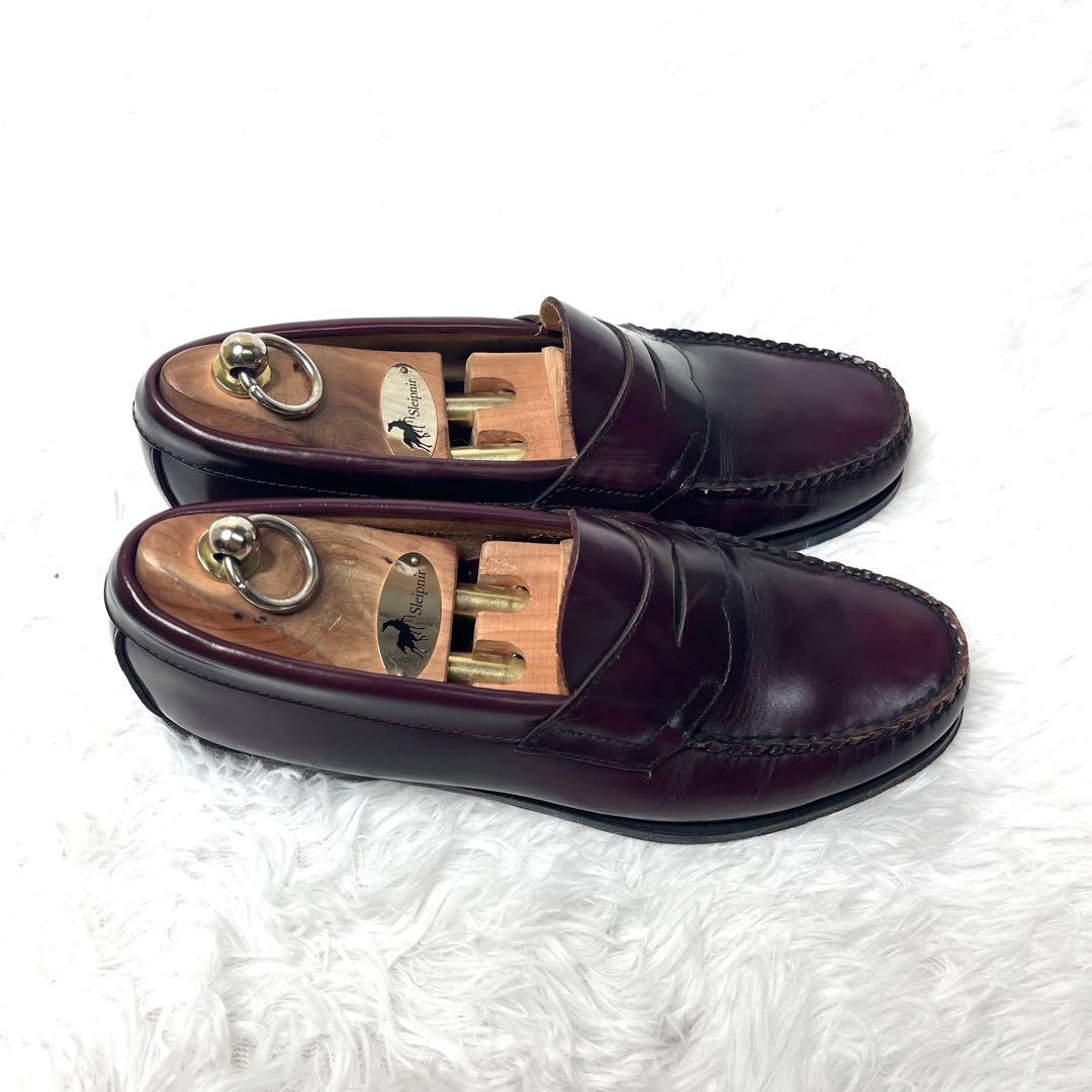 【美品】 G.H.BASS ローファー ローガン 26.0cm ジーエイチ