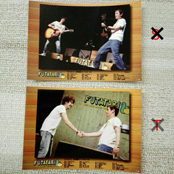 [おまけ]ゆず　メモカぴあ6枚セット　FUTATABI ライブ　8.16