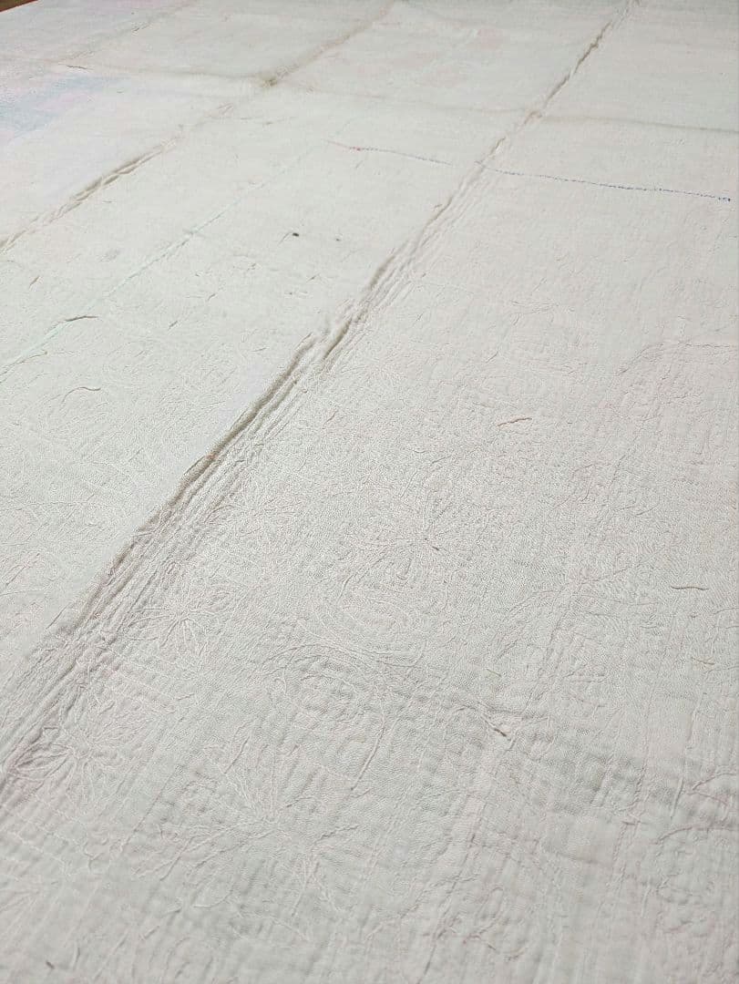 167 ヴィンテージ ラリーキルト / カンタキルト ソファカバー /ラグ 赤