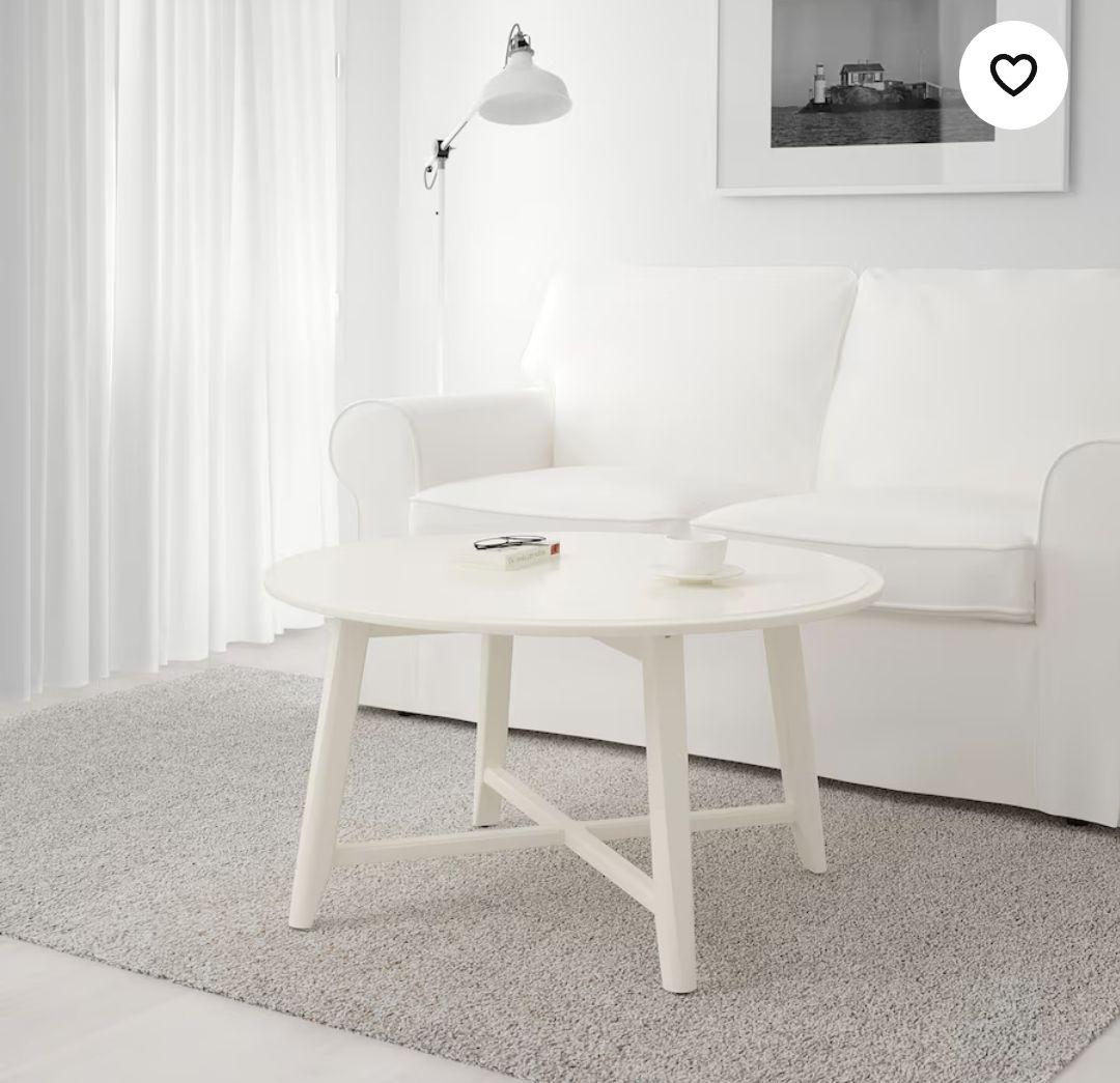 IKEAイケア KRAGSTA クラーグスタ ローテーブルホワイト 90 cm - メルカリ