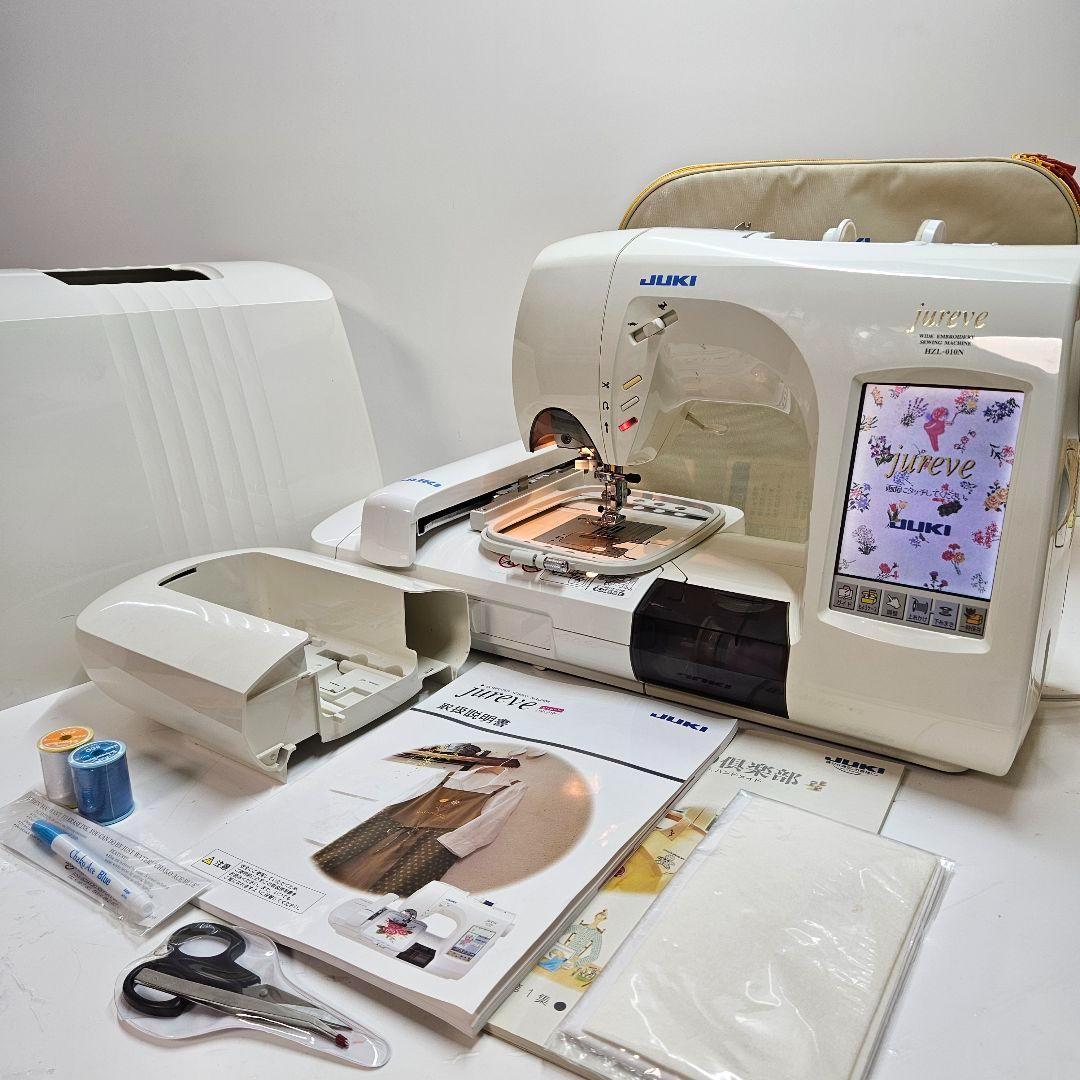 訳あり】最高級 JUKI jureve HZL-010 刺繍ミシン 可動品 - メルカリ