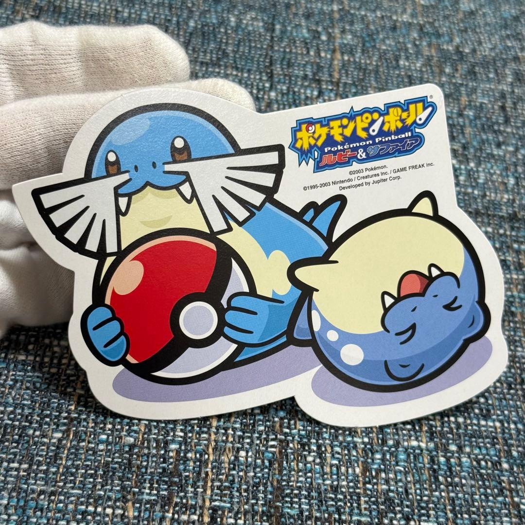 希少☆美品】ポケモン ピンボール ルビー＆サファイア 店頭販促用POP
