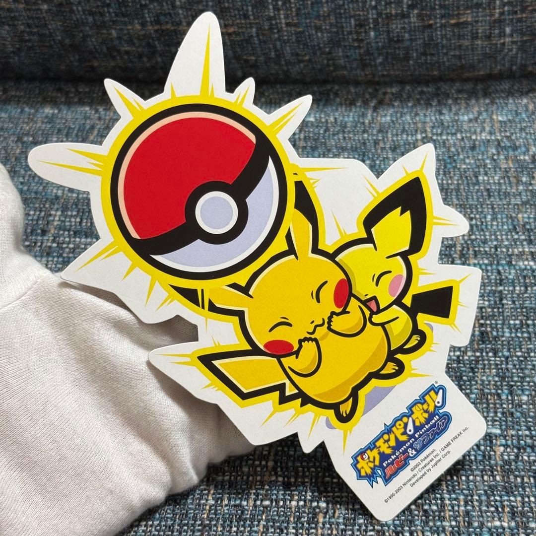 希少☆美品】ポケモン ピンボール ルビー＆サファイア 店頭販促用POP