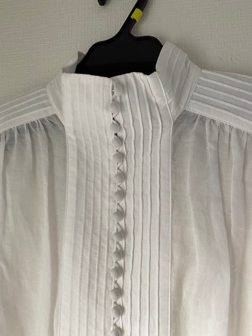 CADUNE ＜神崎 恵さんコラボ＞タックボリュームブラウス カデュネ 36