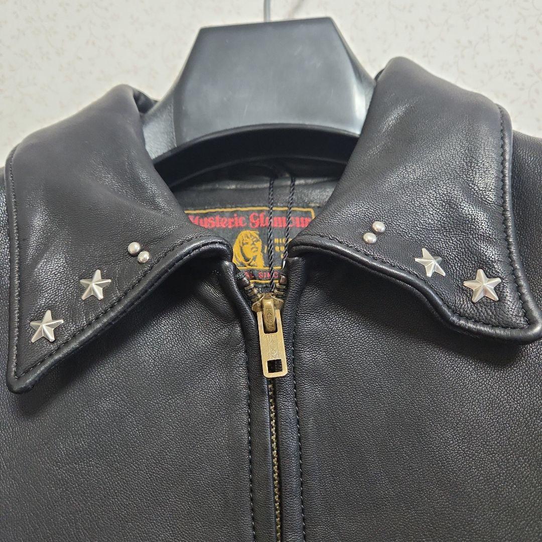 新品未使用 ヒステリックグラマー レザージャケット シングル