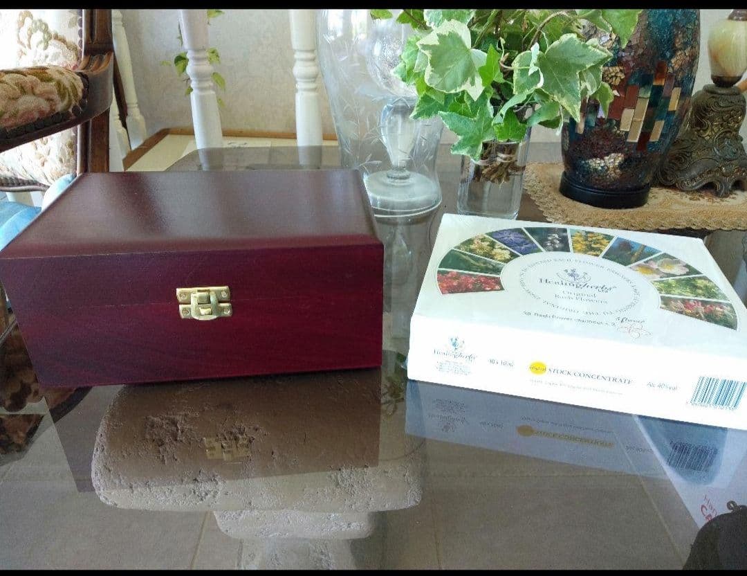 ⑪sa■フラワーエッセンス40本のフルセットと専用木箱のセット♪ヒーリング フラワーエッセンス講座 | うかspice+