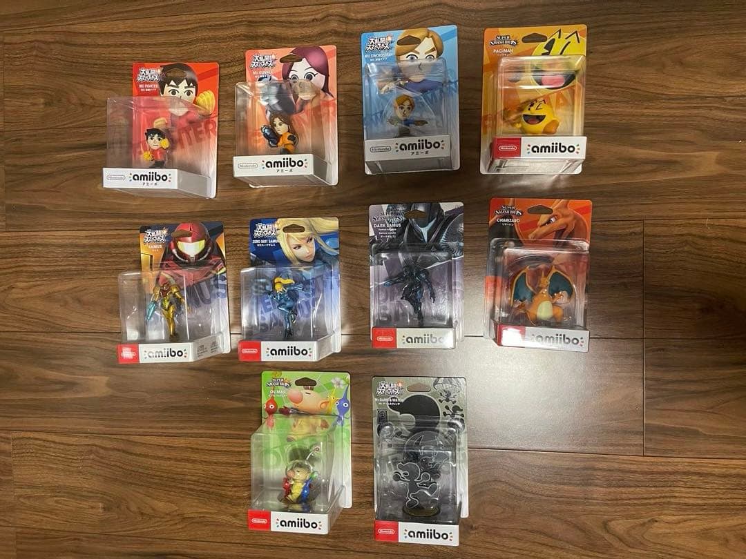 大乱闘スマッシュブラザーズamiibo 未開封10体セット まとめ売り