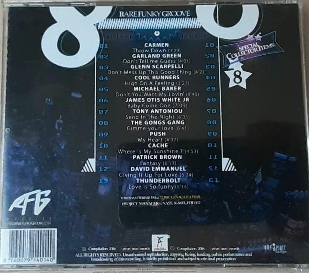 RARE funky groove vol 8 CD・DVD・ブルーレイ 洋楽 www.cosaga.com