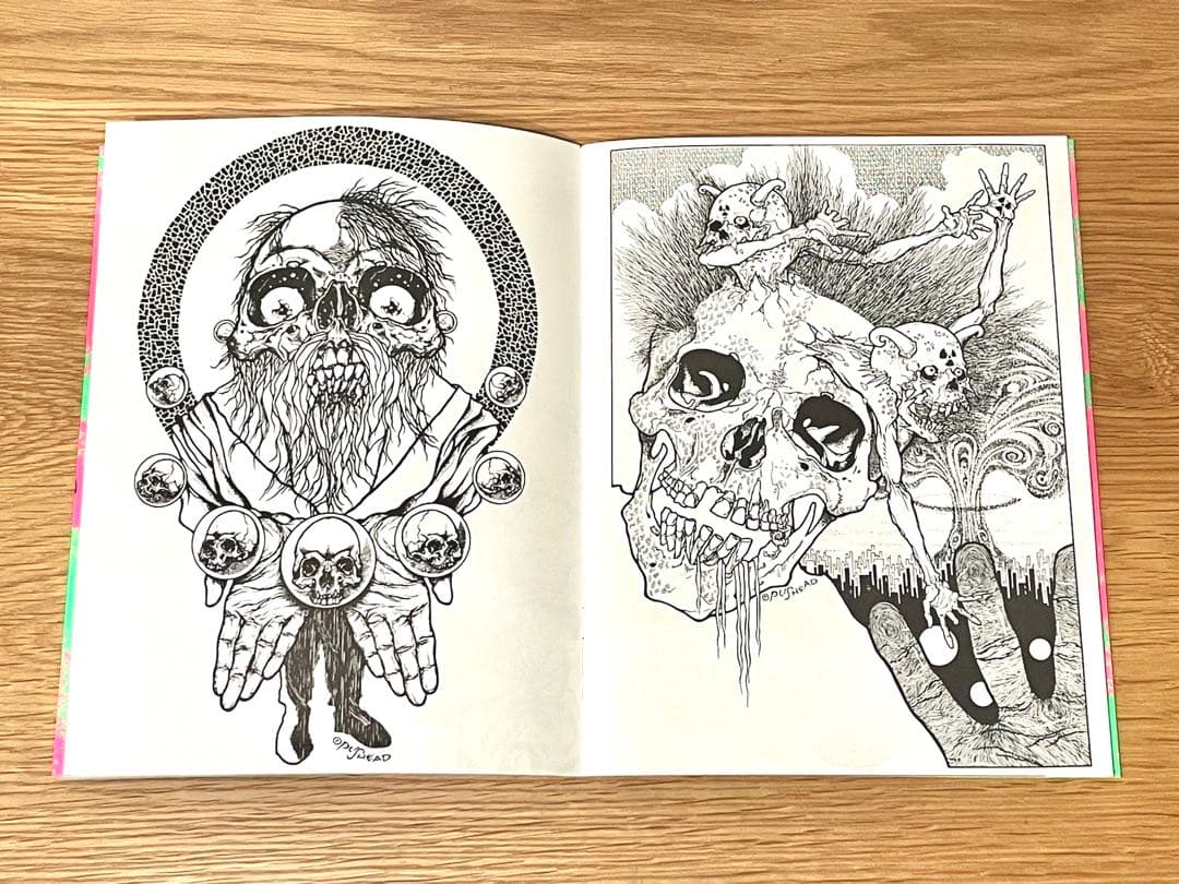 PUSHEADパスヘッドSKELETAL画集 作品集 直筆サイン入り限定997部