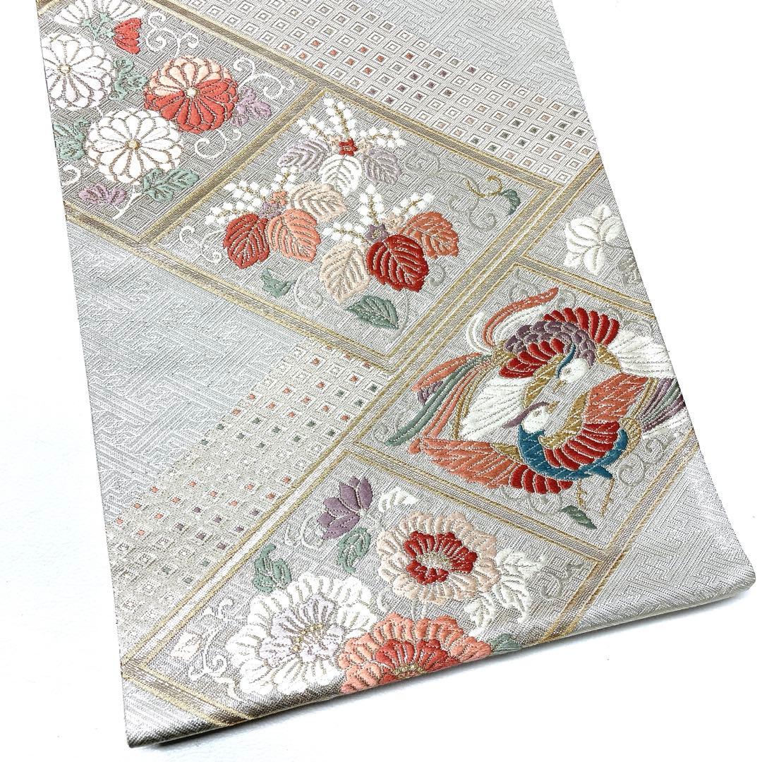 A1823 ○高級 正絹 唐織 六通 袋帯 - メルカリ