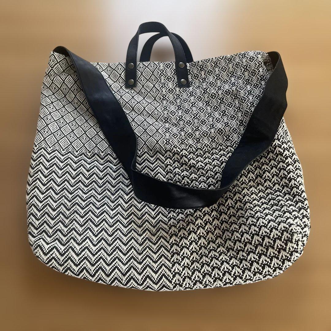 trois temps/トロワトン/手織り2WAYバッグ - メルカリ