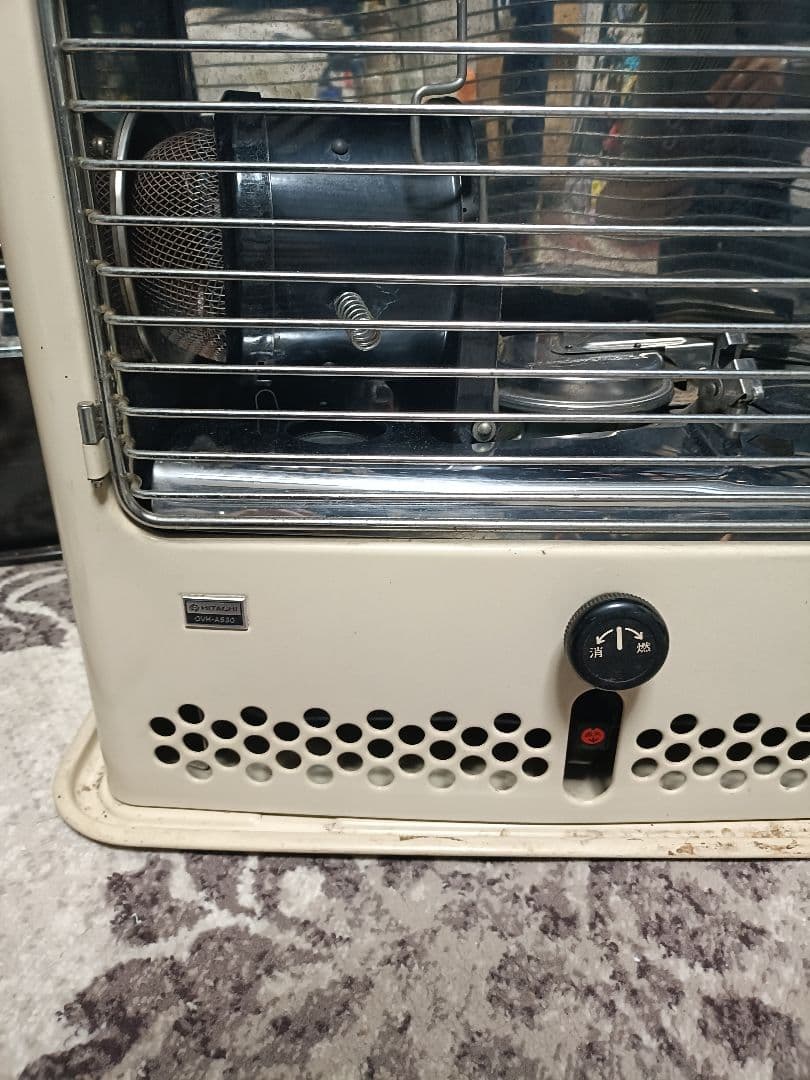 HITACHI 石油ストーブ OVH-A530 ベージュ - メルカリ