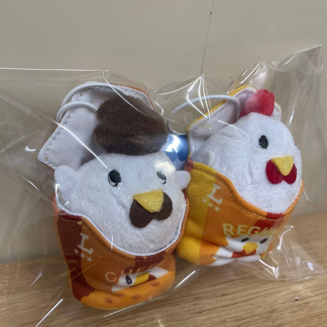 からあげクン ミニぬいぐるみマスコット レギュラー&チーズ ローソン
