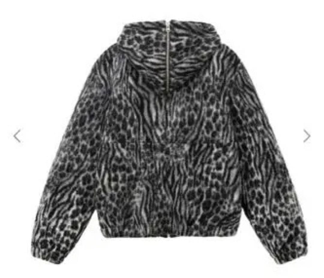 即完売】Stussy レオパード フリース ジャケット - メルカリ