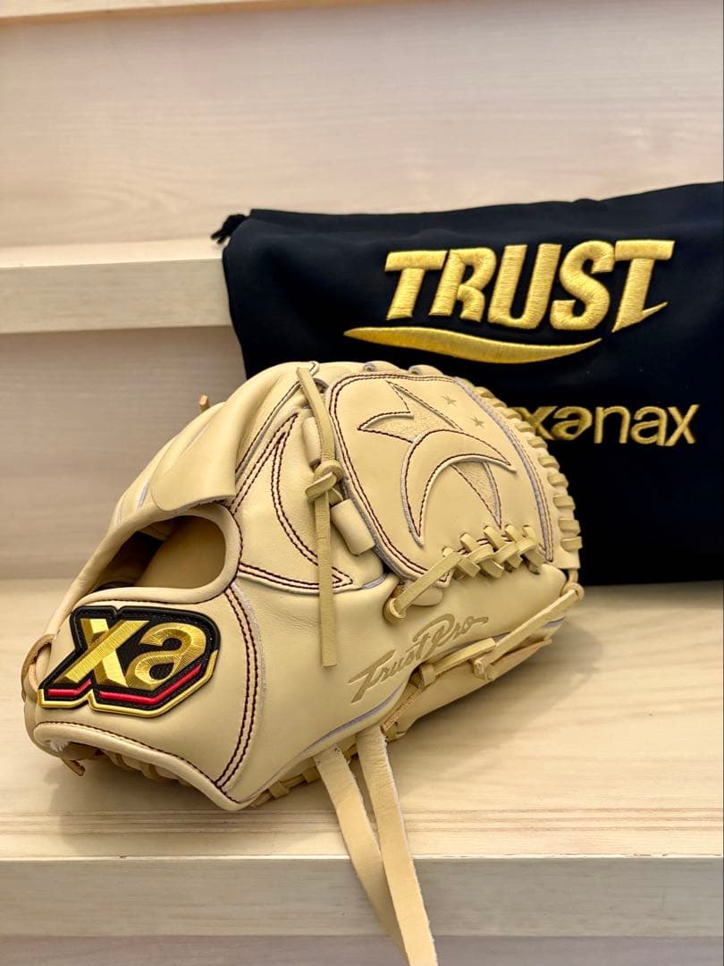 s*y様 ⭐︎阪神感謝SALE⭐︎【新品】ザナックス 少年 軟式グローブ　湯浅モ 未使用 Xanax 軟式 投手用 グラブ 阪神タイガース 湯浅京己選手モデル