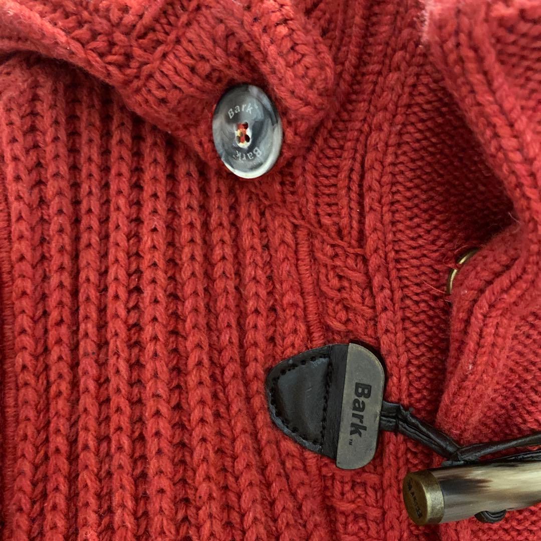 Bark ニットダッフルコート - メルカリ