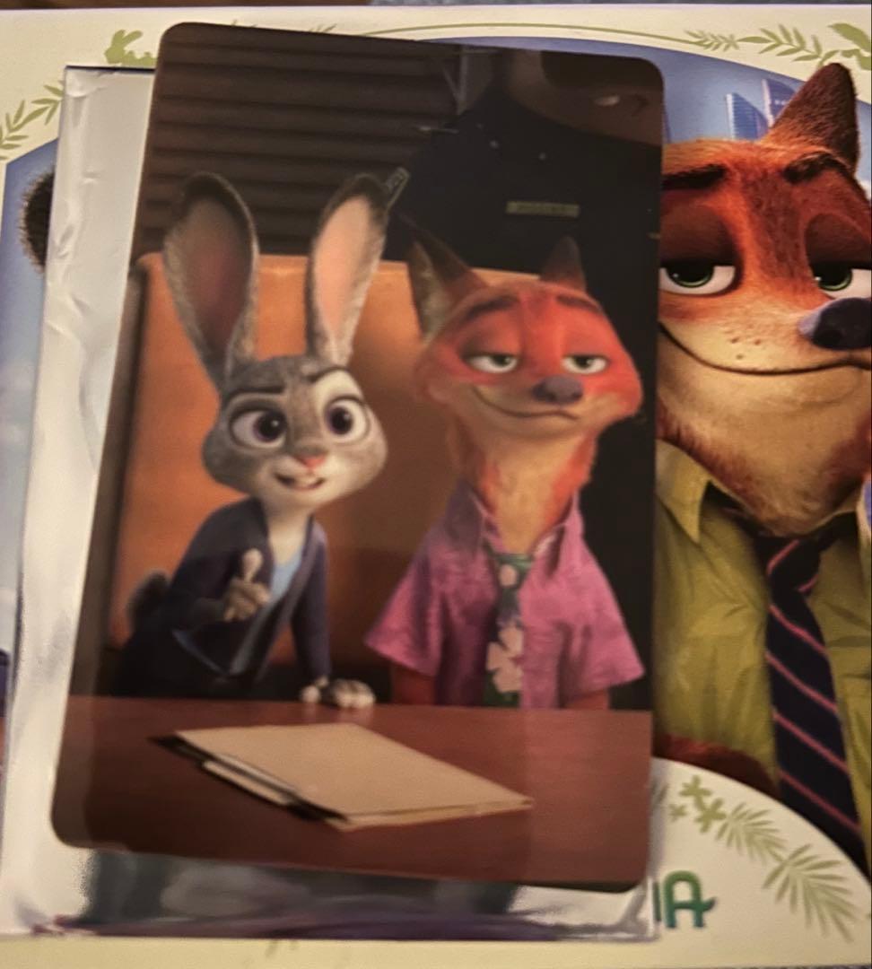 ズートピア2 オーマイカフェ 予約特典 コレクションカード ニック