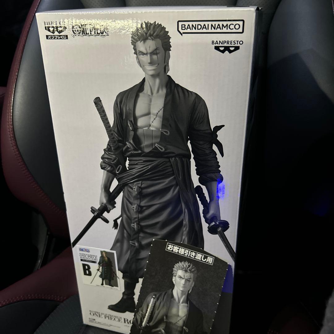 バンプレくじ 一番くじ ゾロ B賞 アニメカラー ワンピース - メルカリ