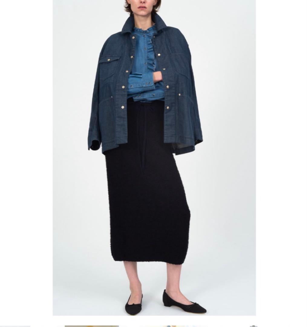 Drawer ドゥロワー ラッフルデニムシャツ 38 - メルカリ