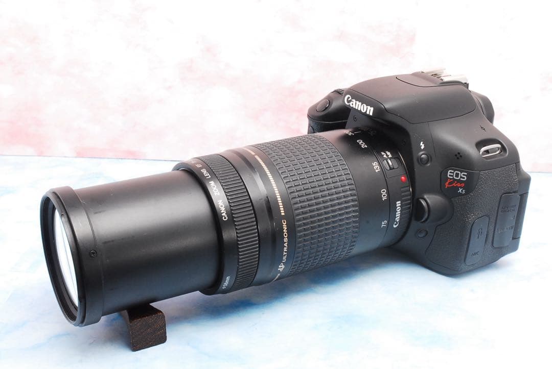 Canon Kiss X5☆超望遠レンズ付Wレンズ☆一眼レフカメラ☆S数極少