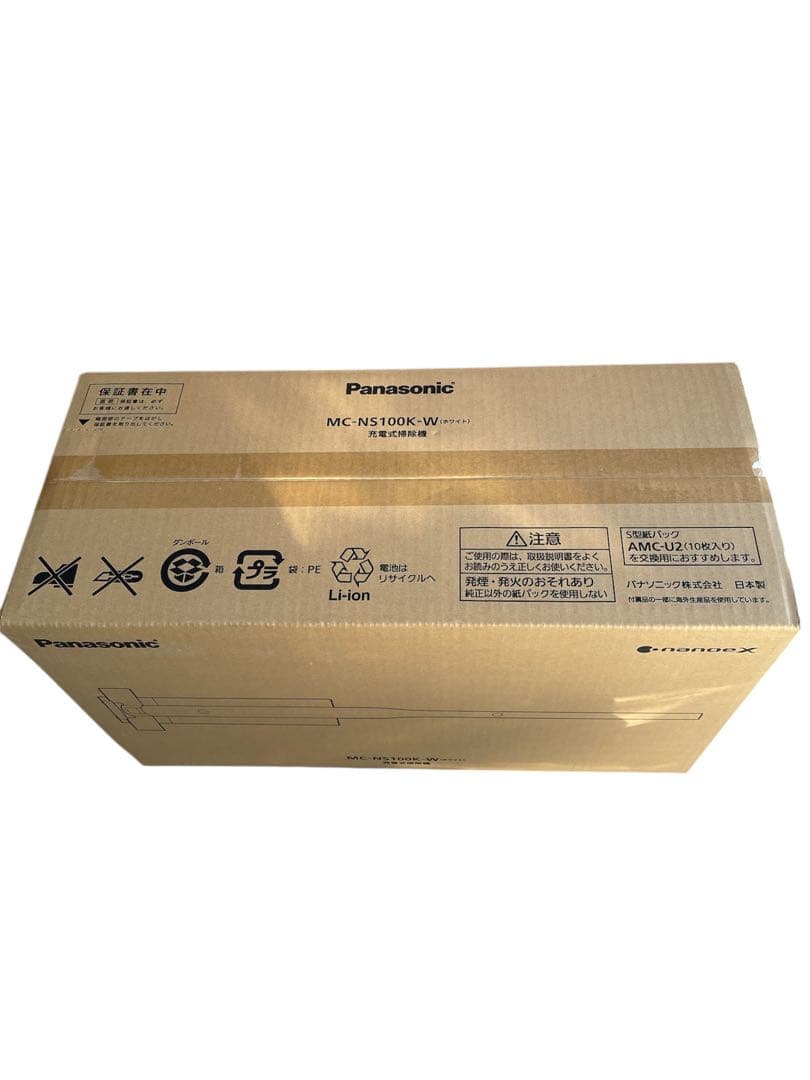 【新品未使用】パナソニックコードレススティック掃除機 MC-NS100K-W 概要 セパレート型コードレススティック掃除機 MC-NS100K | 掃除機
