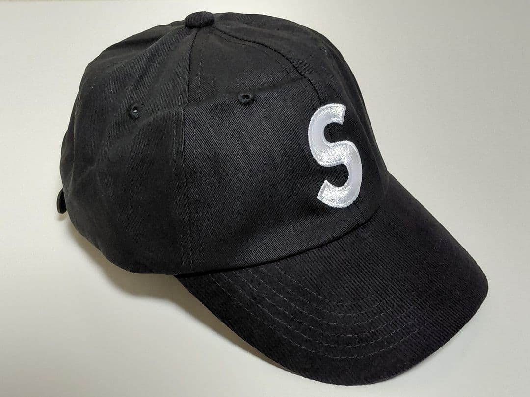 【極美品】 Supreme　S Logo　6-Panel　\"Black\"