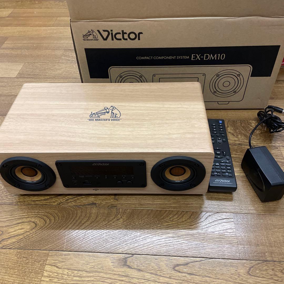 Victor EX-DM10 Bluetoothラジオコンポ Victor コンパクトコンポーネントシステム EX‐DM10 | 家電 オーディオ