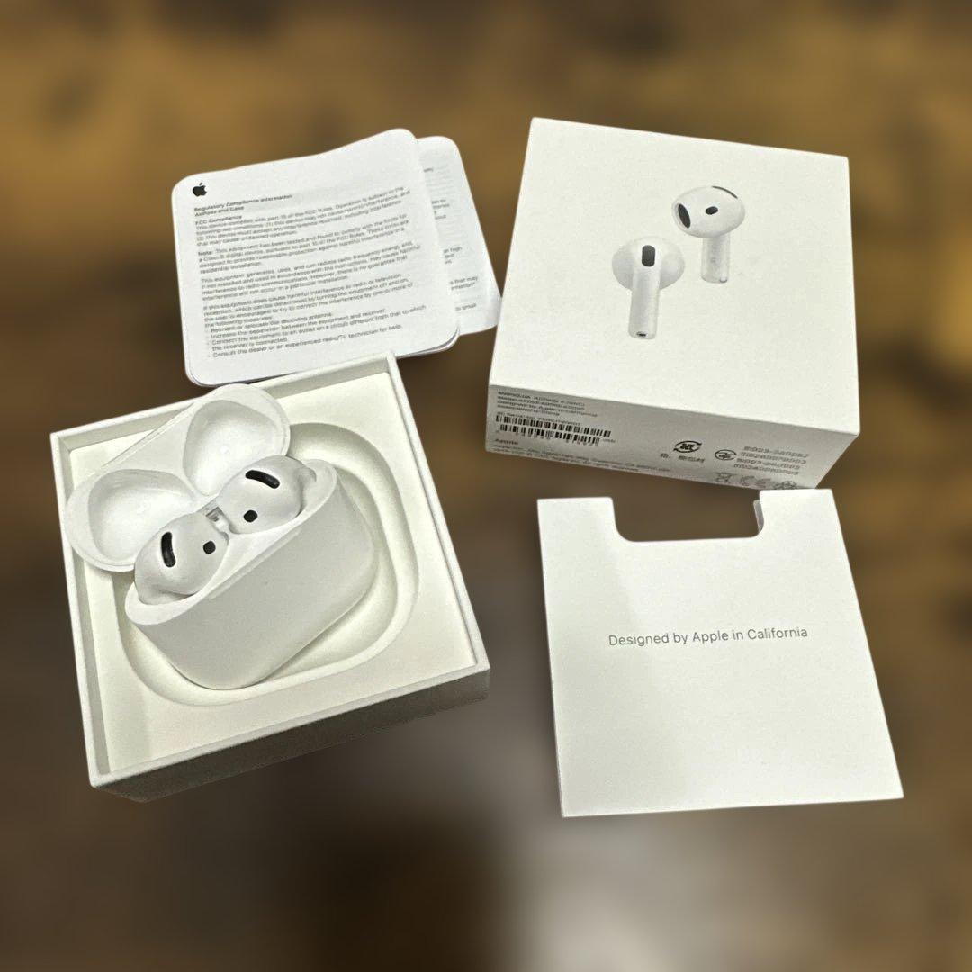 [kuri]Air pods 4アクティブノイズキャンセリング付 アクティブノイズキャンセリング搭載 AirPods 4 MXP93J/A [ワイヤレス