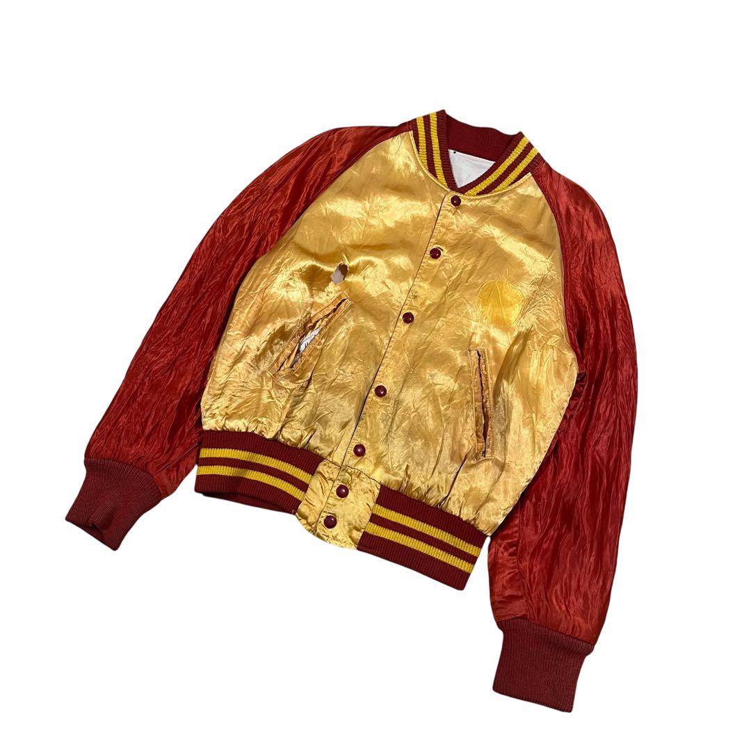 50s〜60s Hatcher's サテン スタジャン（バーシティジャケット