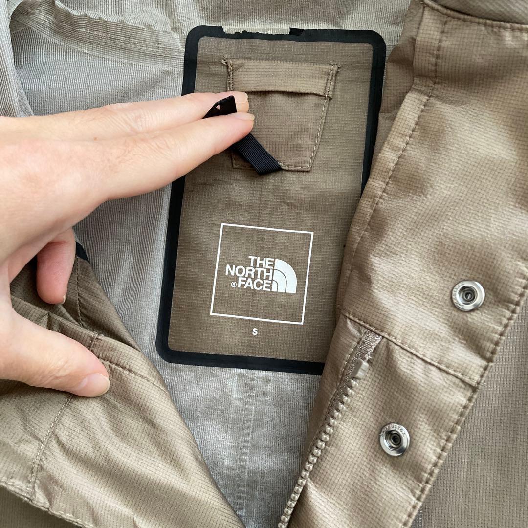 中古美品】Sサイズ モッズコート ノースフェイス カーキ フード付き