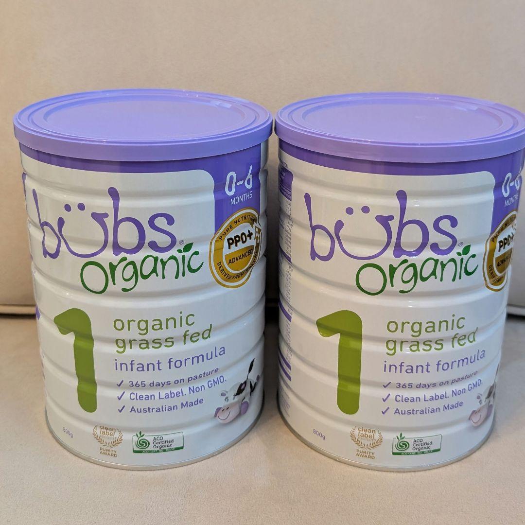 Bubs Organic 粉ミルク 0-6ヶ月 2缶セット bubs organic 粉ミルク 0-6ヶ月 2缶セット Bubs バブズ オーガニック