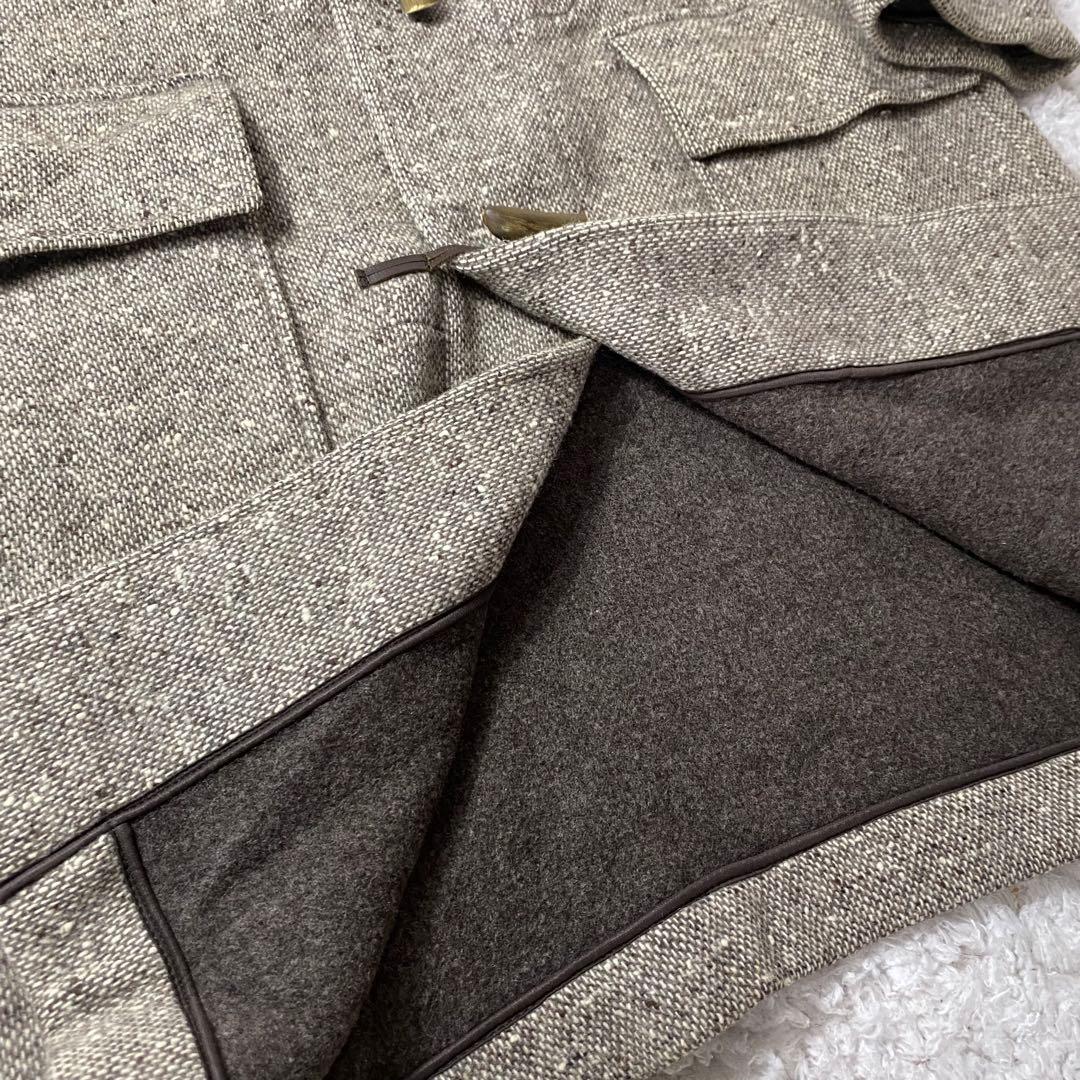 高級✨】MONTGOMERY ツイード生地 ダッフルコート イングランド製